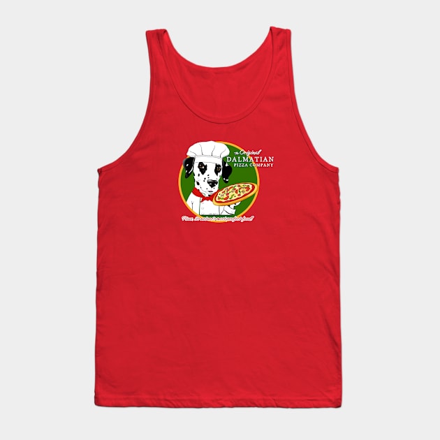 Dalmatian Pizza Co Tank Top by FLCupcake